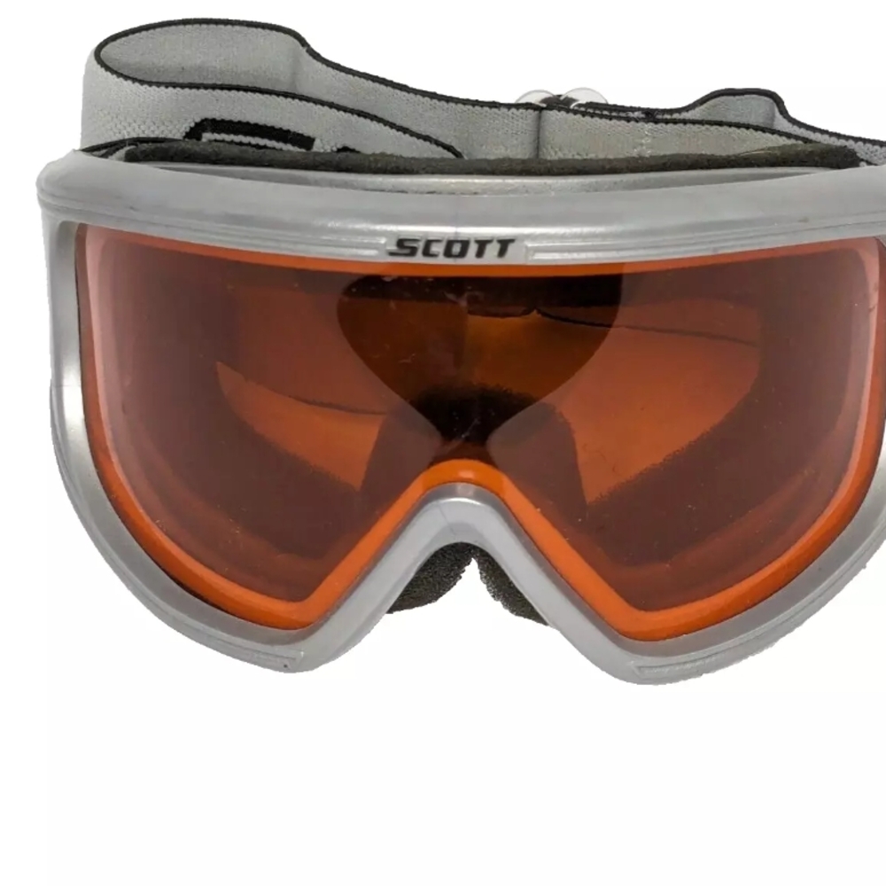 Scott Silver and Orange Ski/Snowboarding Goggles